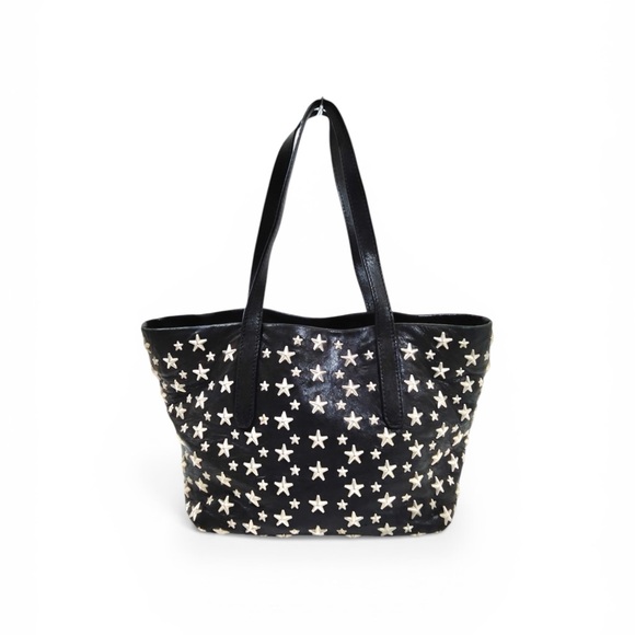 Jimmy Choo Handbags - Black Star Studded Tote Bag - Women's Shoulder Tote Bag